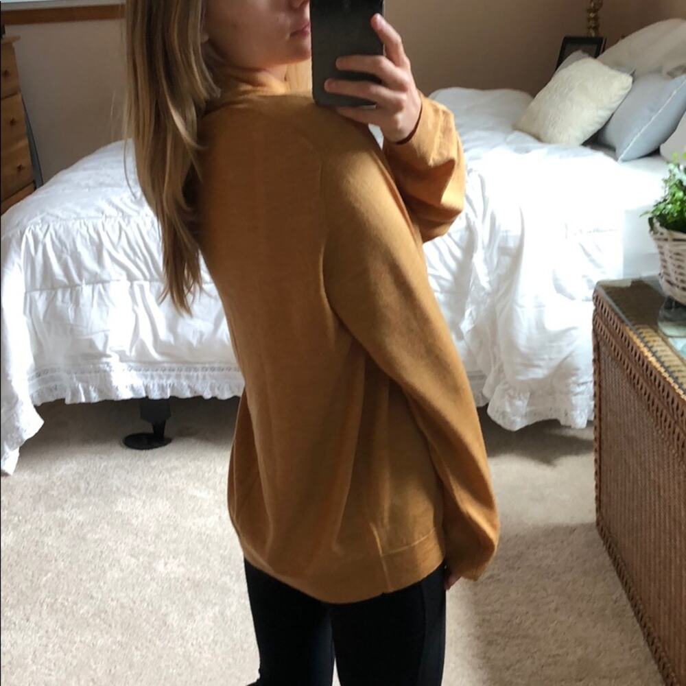 Villini - Mustard Merino Wool Sweater - Picture 3 of 6